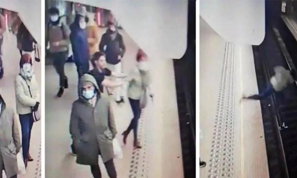 Σοκαριστικό! Άγνωστος έσπρωξε γυναίκα στις γραμμές του μετρό στο Βέλγιο